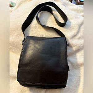 Black Leather Coach Women’s Bag